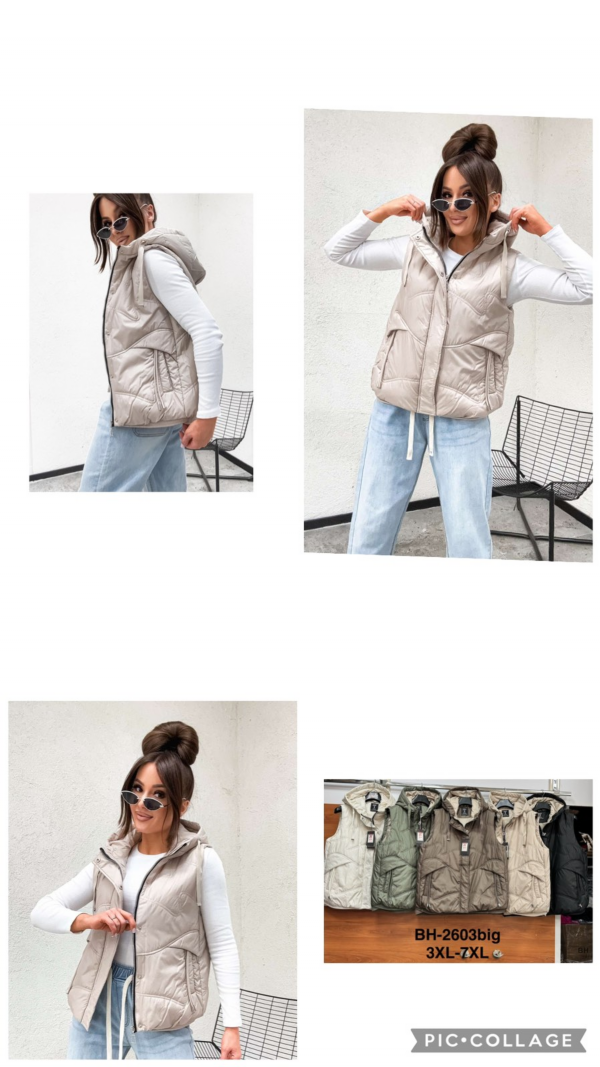 Kamizelki damkie Roz 3XL-7XL, 1 Kolor Paczka 5 szt